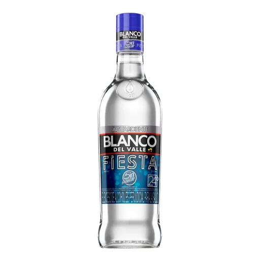 Botella aguardiente blanco del Valle